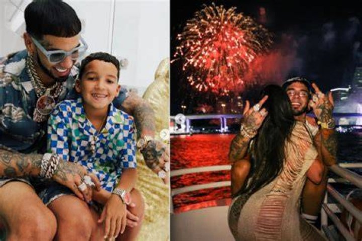 Anuel AA has already formalized his new love relationship in front of his son