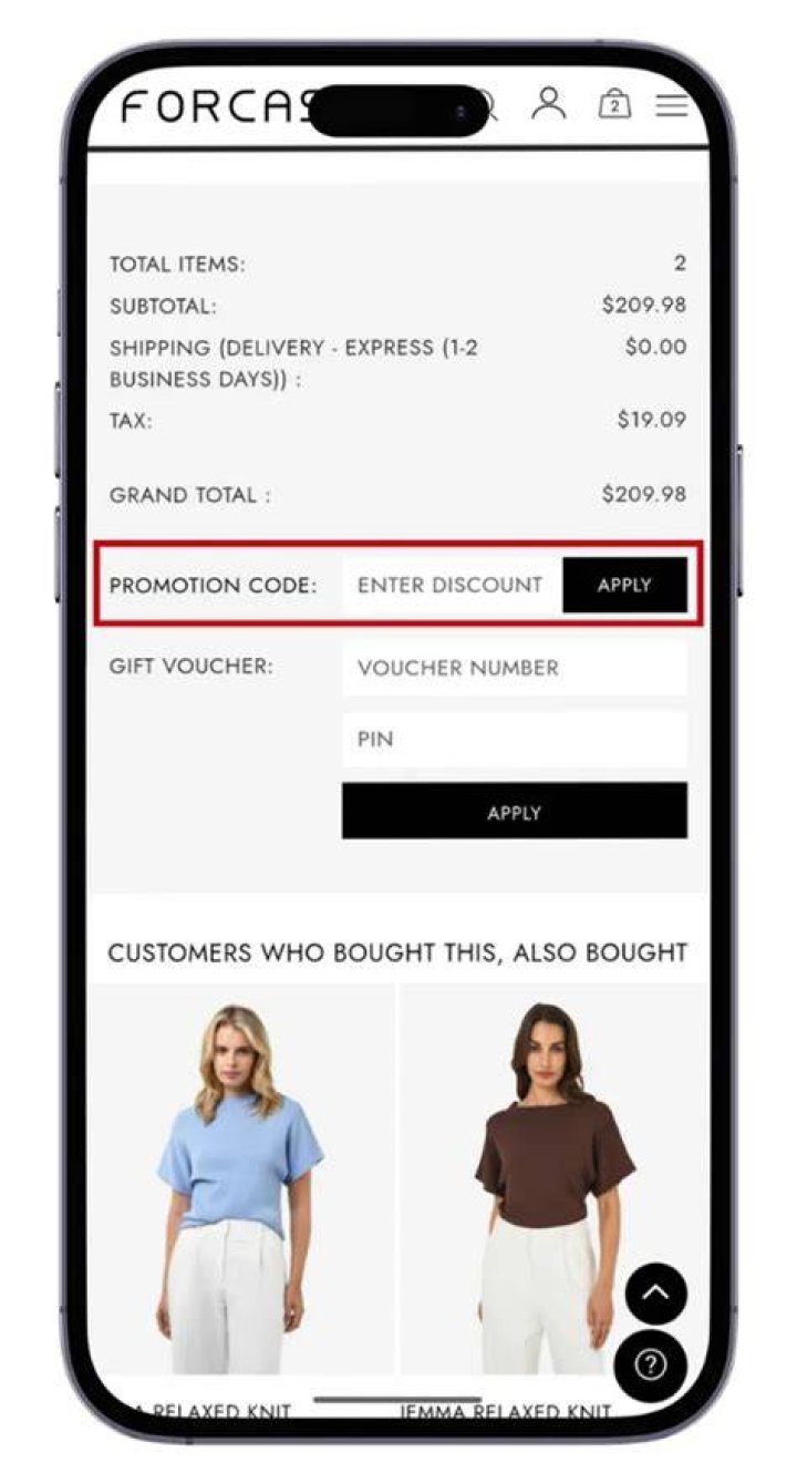 forcast discount