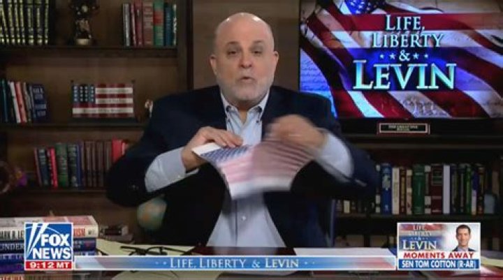 Mark Levin Rips American Flag Photo in Angry TV Rant