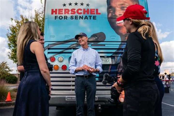 Senators Scott And Cotton Join Republican Senatorial Candidate Herschel Walker On The Campaign Trail In Georgia